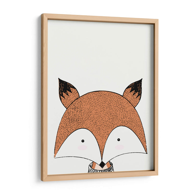 Fox doodle | Cuadro decorativo de Canvas Lab