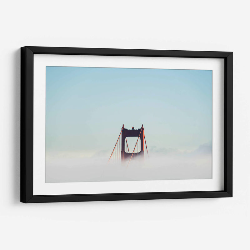 Golden Gate sobre las nubes | Cuadro decorativo de Canvas Lab