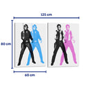 Luke & Han Warhol - Set de 2 - David Aste - Cuadro decorativo | Canvas Lab