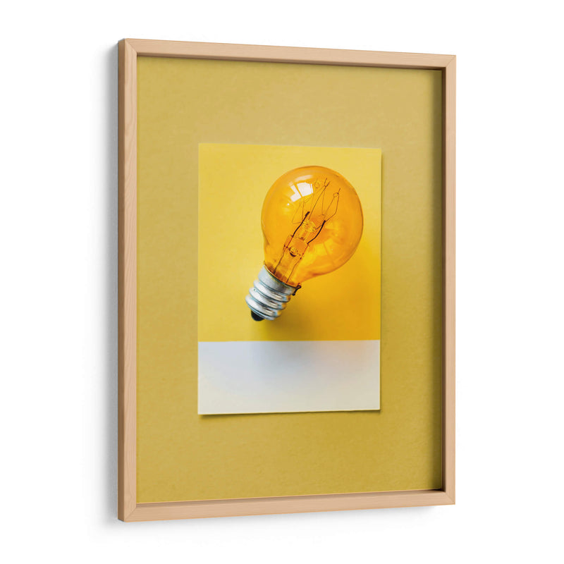 Idea amarilla | Cuadro decorativo de Canvas Lab