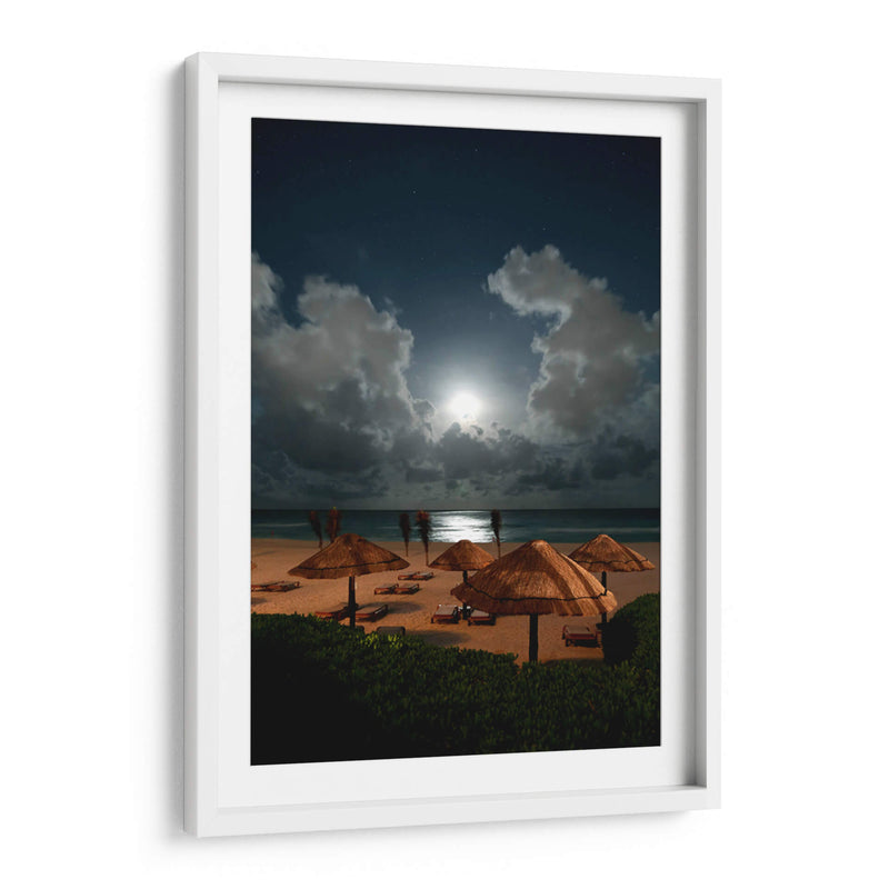 La luna en Cancún | Cuadro decorativo de Canvas Lab