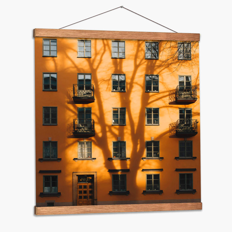 La sombra del edificio | Cuadro decorativo de Canvas Lab