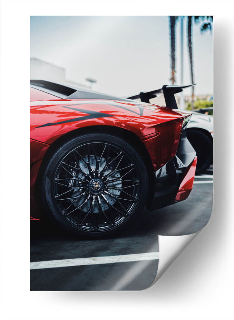 Lamborghini Aventador SV detalle | Cuadro decorativo de Canvas Lab