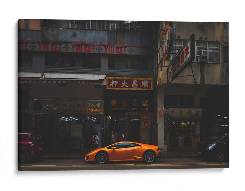 Lamborghini Huracán en Asia | Cuadro decorativo de Canvas Lab