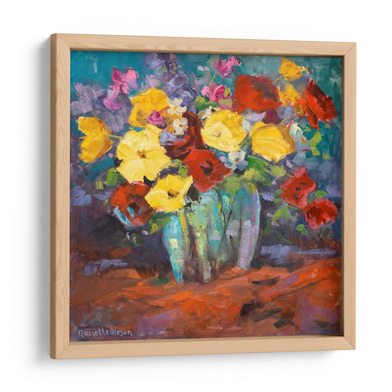 Floral Kaleidoscope I - Nanette Oleson | Cuadro decorativo de Canvas Lab