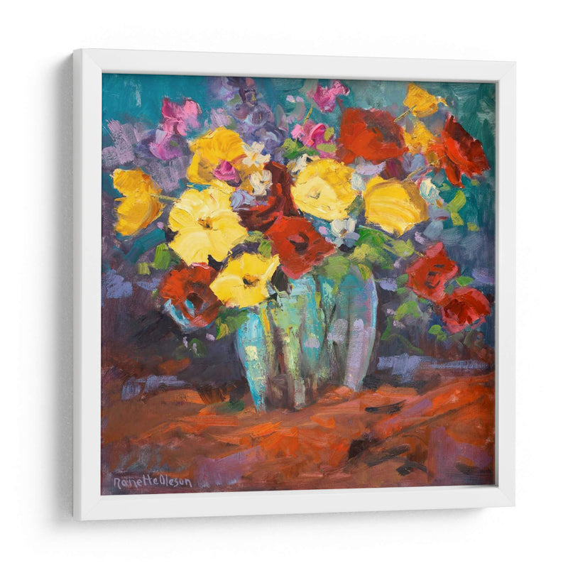 Floral Kaleidoscope I - Nanette Oleson | Cuadro decorativo de Canvas Lab