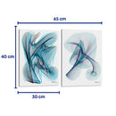 Tormenta azul - Set de 2 - Gina Villalobos - Cuadro decorativo | Canvas Lab