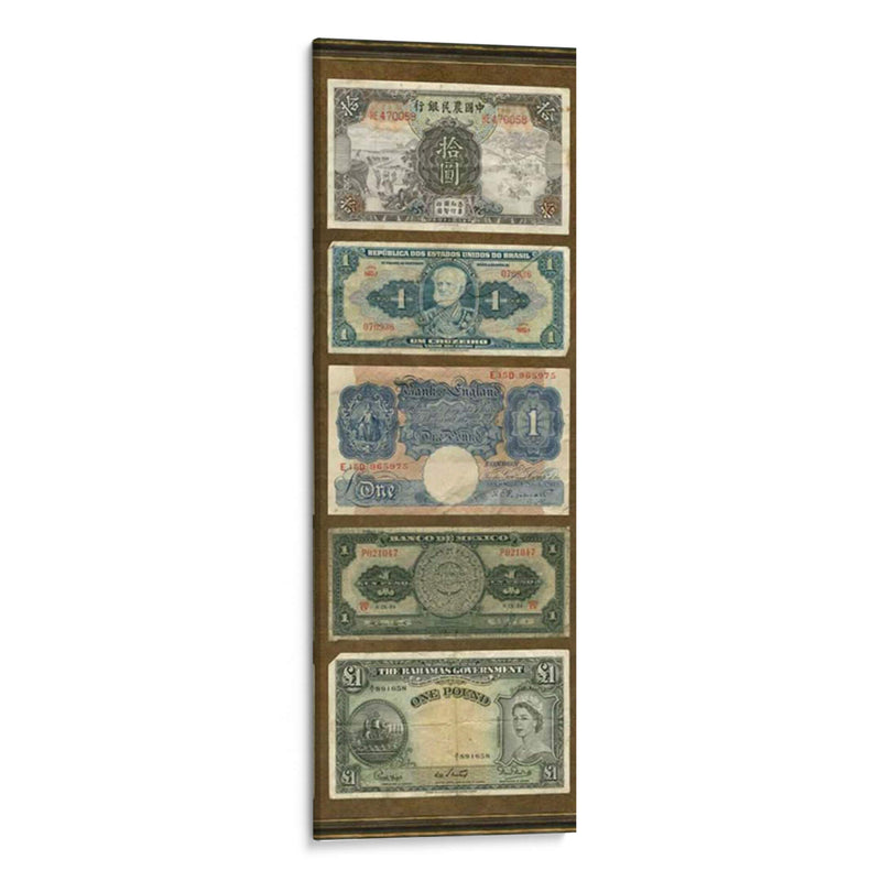 Moneda Extranjera Panel II | Cuadro decorativo de Canvas Lab