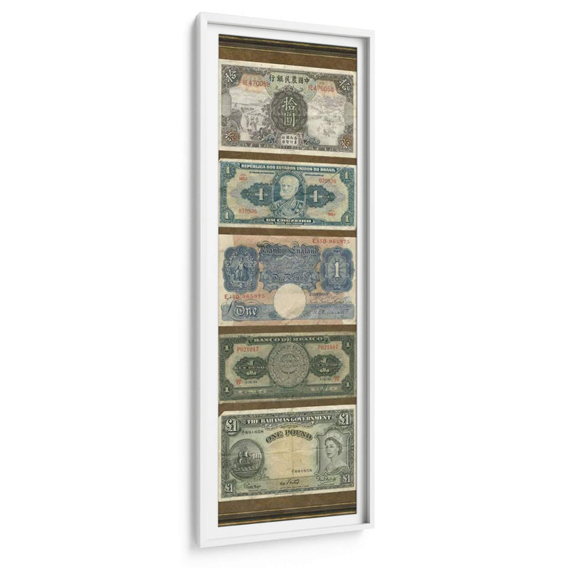 Moneda Extranjera Panel II | Cuadro decorativo de Canvas Lab
