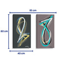 Peces abstractos - Set de 2 - Gina Villalobos - Cuadro decorativo | Canvas Lab