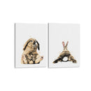 Conejito bebé - Set de 2 - Hue Art - Cuadro decorativo | Canvas Lab