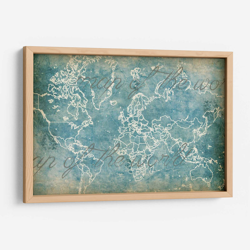 Luna Mapa - Jennifer Goldberger | Cuadro decorativo de Canvas Lab