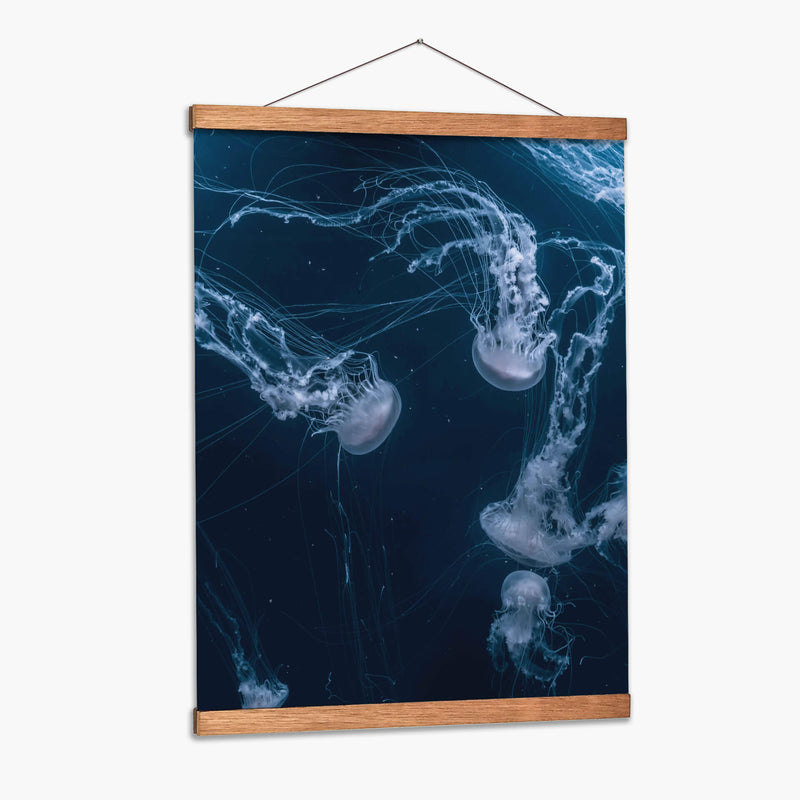 Medusas en lo azul | Cuadro decorativo de Canvas Lab