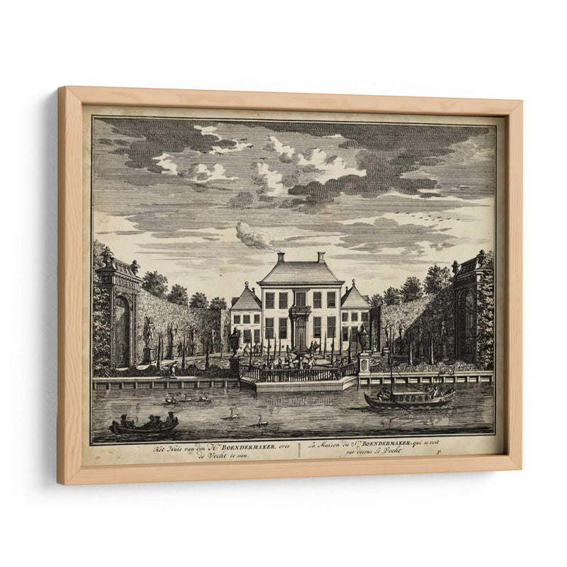 Vistas De Ámsterdam V - Nicolaus Visher | Cuadro decorativo de Canvas Lab