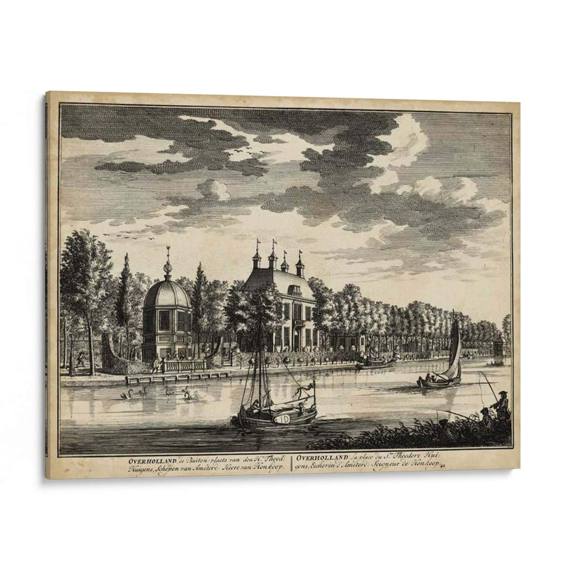 Vistas De Ámsterdam VI - Nicolaus Visher | Cuadro decorativo de Canvas Lab