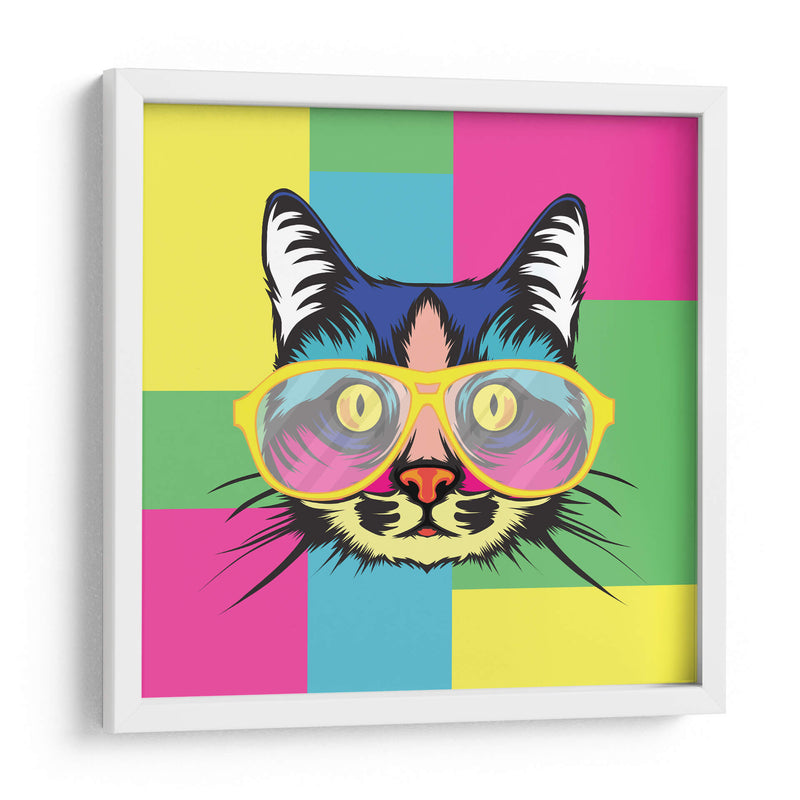 El gato cool | Cuadro decorativo de Canvas Lab