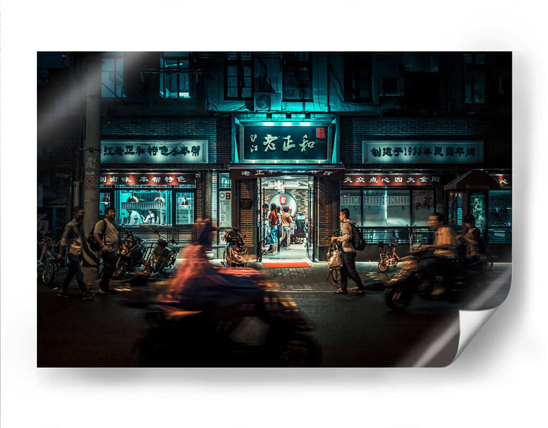 Old Shangai | Cuadro decorativo de Canvas Lab