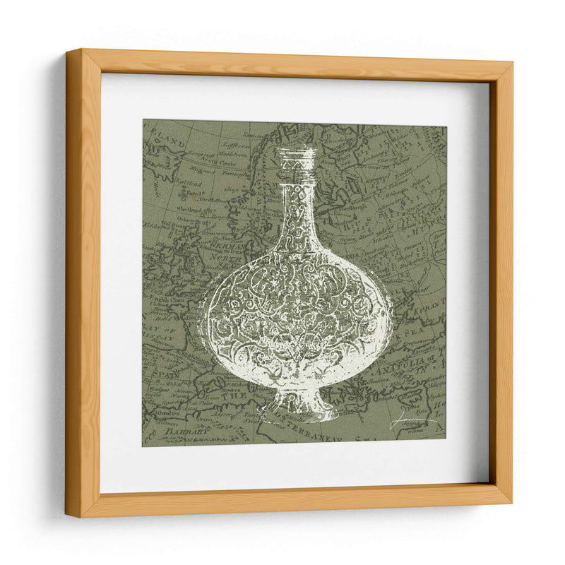 Mapa Botellas IV - James Burghardt | Cuadro decorativo de Canvas Lab