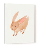 Conejito café con acuarela - Canvas Lab
