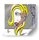 La rubia de Roy Lichenstein - Canvas Lab