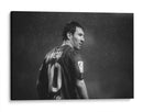 Messsi en blanco y negro - Canvas Lab