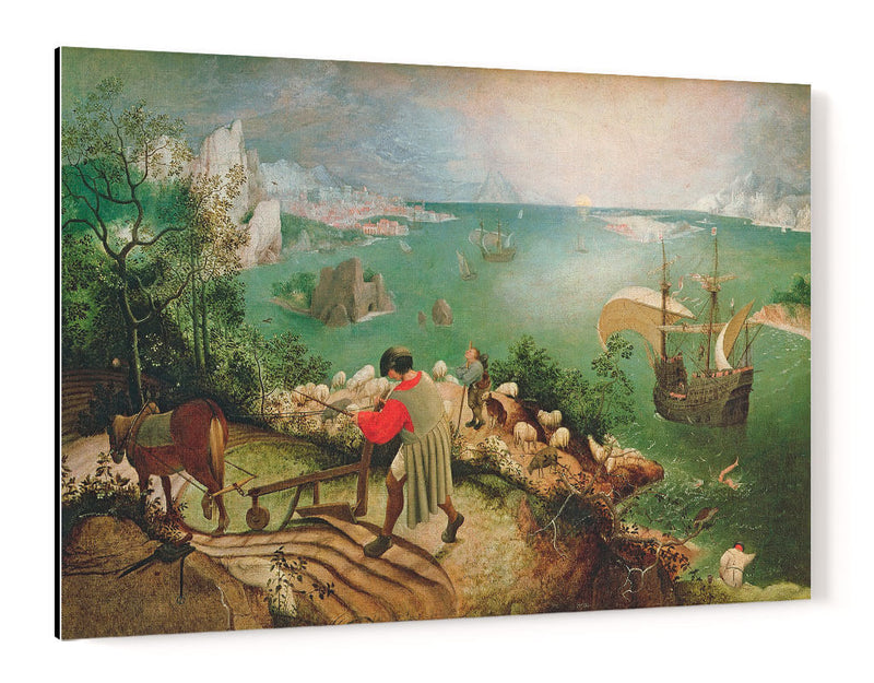 Paisaje con la caída de Ícaro - Pieter Brueghel - Canvas Lab