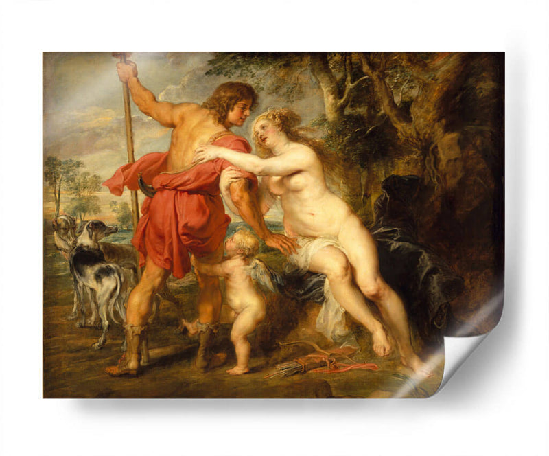 Venus and Adonis - Peter Paul Rubens - Canvas Lab