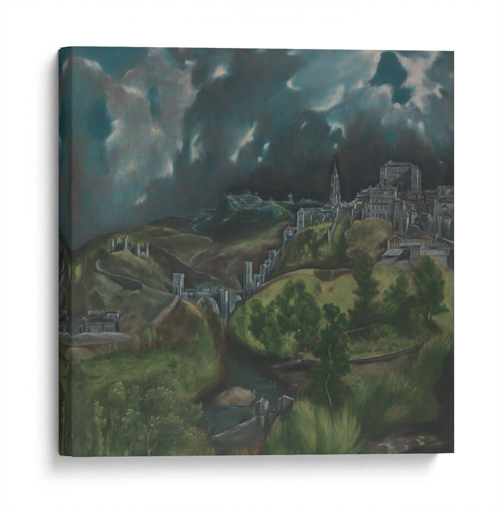 View of Toledo - Domenikos Theotokopoulos - Canvas Lab